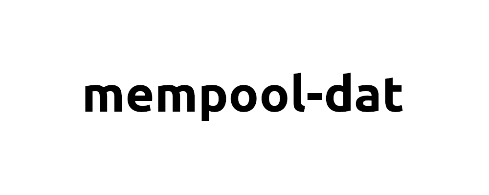Image for mempool-dat