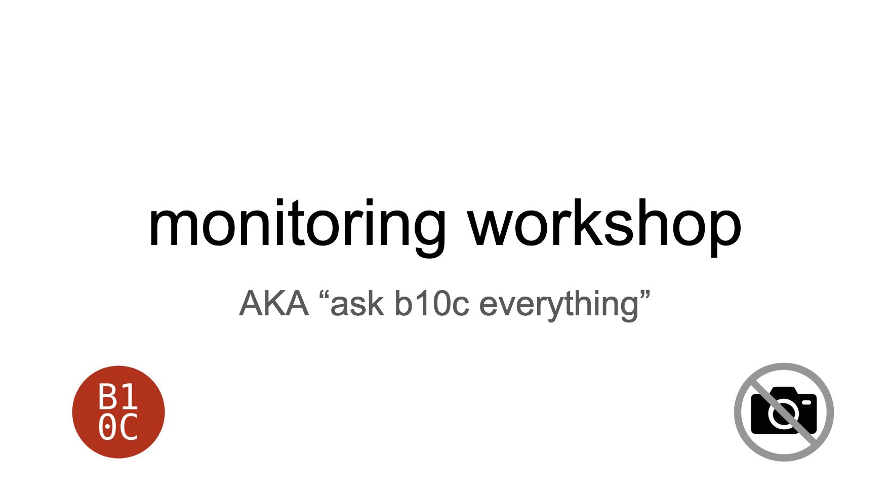 Image for Monitoring Workshop at Vinteum BDL 2026